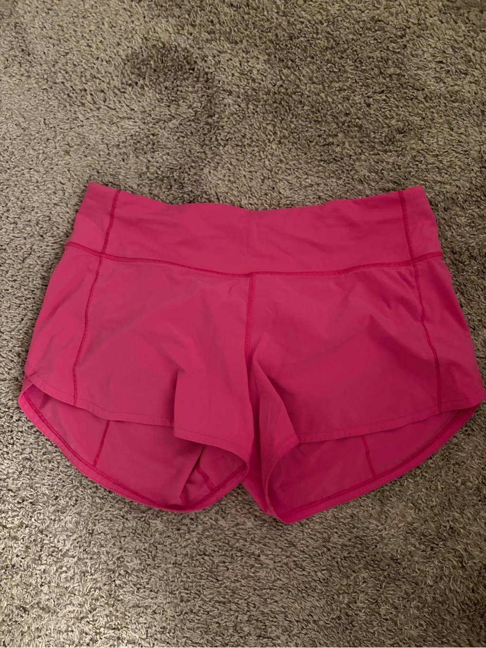 lululemon athletica Hot Pink Layered Running Shorts